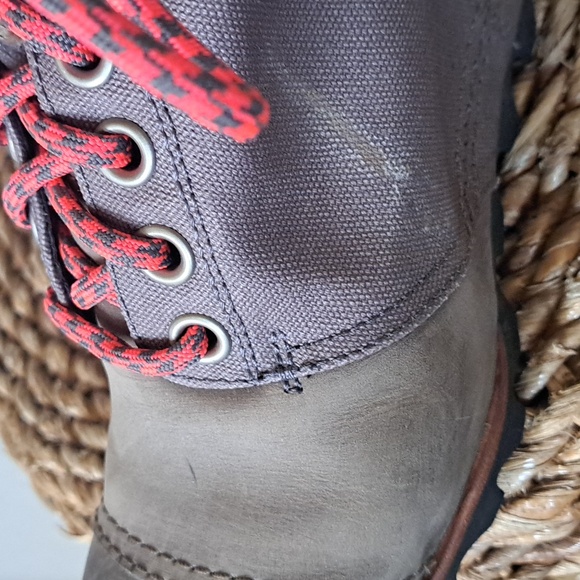 SOREL Womens JOAN OF ARCTIC WEDGE II PDX BROWN ANKLE BOOTIE S-8.5 - Picture 9 of 9